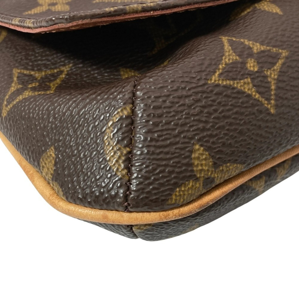 LOUIS VUITTON Brown Monogram Canvas Shoulder Bag - Picture 6 of 12